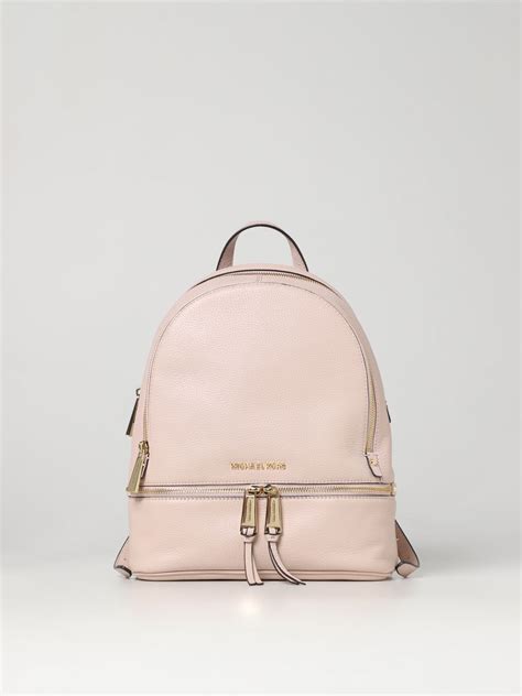 michael kors backpack bag soft pink|michael kohrbackpack pink woman's.